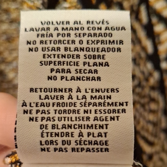 Ruby Rd. Patterned Fringe Cardigan OS ๐๐๐๐ - Picture 7 of 9